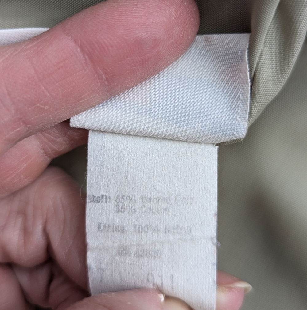 Vintage Jordache USA Beige Bomber Jacket Women’s Small Classic 80s Preppy Coat - Picture 8 of 13
